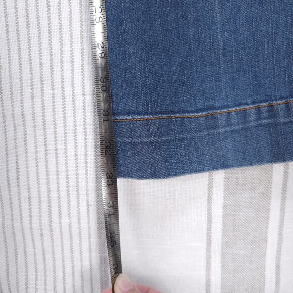 MARC JACOBS Jeans Y2K Wide Leg Flared Denim 29x33 Womens 4 Distressed - Picture 10 of 15